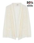 RRP €230 ROSEANNA Lace Jacket Size FR 38 Unlined Open Front