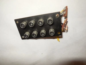 One Vintage Sherwood S-7100 Stereo Receiver RCA Jack Input Connector Board - Picture 1 of 1