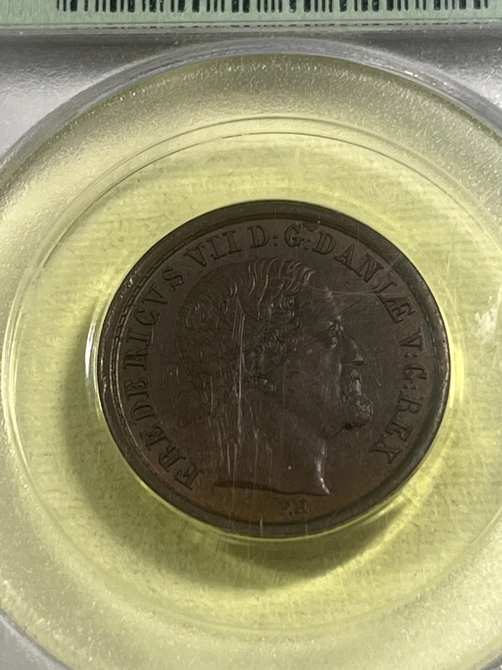 1853 VS Denmark 1 Rigsbankskilling Graded MS 65 BN by PCGS Old Green Holder - Image 1 of 4