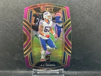2020 Panini Select NFL A.J. Epenesa #295 Purple Prizm Die Cut  Rookie - Image 1 of 2