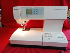 PFAFF expression 2014 Nähmaschine mit Display Fußschalter fehlt als defekt