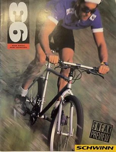 original 1993 Schwinn Bicycle Co. ATB and Cross catalog SNEAK PREVIEW brochure - Picture 1 of 6