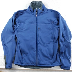 Marmot Soft Shell Jacket Men's Medium Blue Fleece Lined - Picture 1 of 8