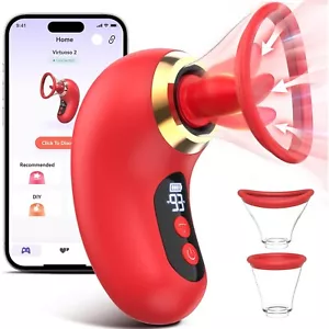 Vibrator Adult Sex Toys for Women 5IN1 Sucking Vibrator Rose Sex Toy, 3 Sucking - Picture 1 of 7