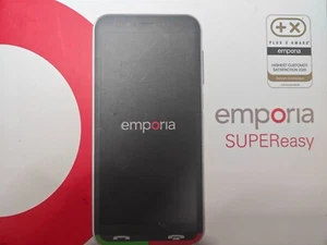 emporia SUPEREASY Seniorenhandy 4G Volte-Notruftaste-5-Zoll-Display Schwarz  OVP - Bild 1 von 2