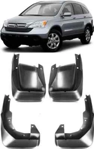 Genuine Front & Rear Molded Splash Guards Mud Flaps For 2007-2012 Honda CRV - Picture 1 of 8