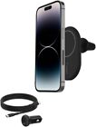 Belkin Magnetic Wireless Car Charger Mount for iPhone 14, 13, 12 -_Car Charger