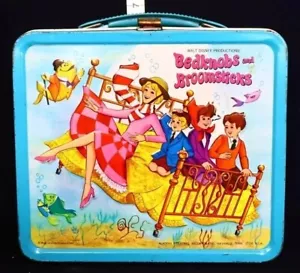 Vintage metal Bedknobs & Broomsticks lunchbox - Picture 1 of 4