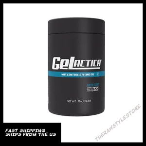 GELACTICA GEL 32oz HAIR GEL WITH ORGANIC INGREDIENTS  WATER BASE-STRONG HOLD - Picture 1 of 2