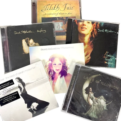 Sarah McLachlan 6 CD Lot Closer Best Surfacing Ecstasy Wintersng Lilith Illusion - Image 1 of 4