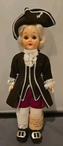 Muñeca vintage 8" Carlson Manufacturing Mr Thomas Jefferson 8-103 etiqueta escrita a mano - Imagen 1 de 4