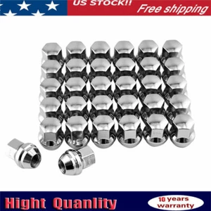 32 Pieces For Dodge RAM 2500 3500 OEM 14X1.5 Stainless Lug Nuts 2012-2021 2022 - Picture 1 of 8