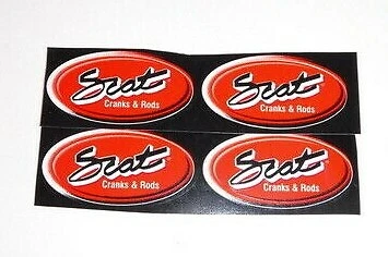 CALCOMANÍAS/PEGATINAS ORIGINALES 4" BIELAS Y VARILLAS SCAT " 1" X 1,75"     Foto 1 de 1