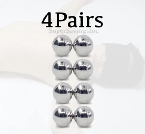 Magnetic Nipple Clitoris Labia Clamps Powerful Orbs Balls Sex Toy BDSM Bondage - Picture 1 of 15