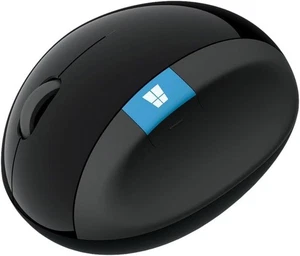 Microsoft Sculpt Ergonomic Mouse, Black - Wireless Mouse for Natural Wrist Comfo - Picture 1 of 5
