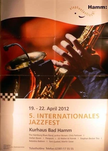 5. Internationales Jazzfest - Hamm 2012 - Veranstaltungs-Poster A1 - Picture 1 of 1