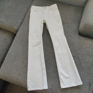 Pantalones de mezclilla Free People We The Free Carmen para mujer 26 cintura alta pierna acampanada óptica blancos - Imagen 1 de 19