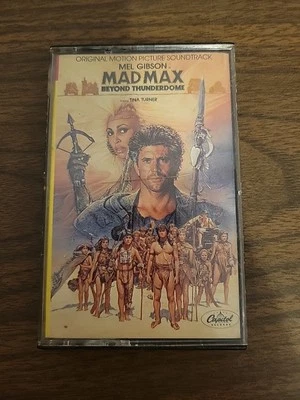 Mad Max Beyond Thunderdome Soundtrack 1985 Cassette Tina Turner Foto 1 de 3