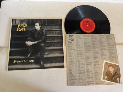 Lp Record 33 1/3 billy joel/an innocent man #38837 columbia records - Image 1 of 3