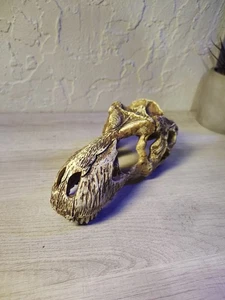 Reptilien Terrarium realistisch T-Rex Schädel Ornament Deko trocken Lebensraum Deko groß - Bild 1 von 7