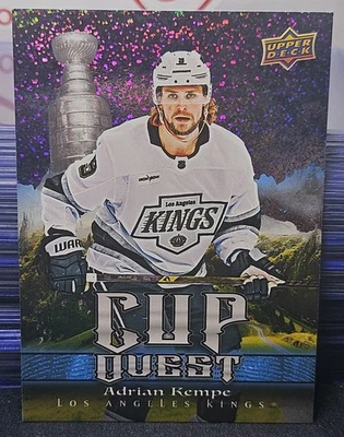 25-26 Upper Deck Adrian Kempe Cup Quest 💥💥💥 Speckle Variant - Image 1 of 2