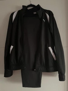 Puma Trainingsanzug Größe M schwarz/weiß - Bild 1 von 9