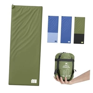 Ultralight Warm Weather Sleeping Bag - Portable, Waterproof, 1.5lb-Green-M - Picture 1 of 8