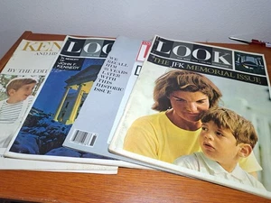 Lot Of 4 JFK Memorial Issues Look Life - Picture 1 of 5