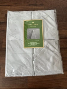 Kate Spade New York Larabee Dot 9 Pc Napkin Tablecloth Set Gray 60x102 - Picture 1 of 9