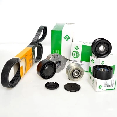 CONTITECH 6PK2415 Kit Cinghia Trapezoidale + Ruota Libera per AUDI A4 A6 PORSCHE - Immagine 1 di 4