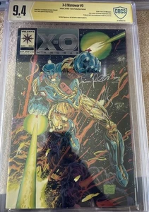X-O Manowar Firmato Cbcs 9.4 Valiant 1993, Copertura Cromata Avvolgente, - Avorio - Foto 1 di 9