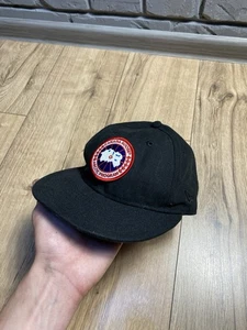 CANADA GOOSE CLÁSICO DISCO CORREA TRASERO SOMBRERO GORRA NUEVA ERA NEGRO - Imagen 1 de 7