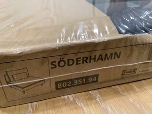 IKEA SODERHAMN BEZUG SCHONBEZUG FÜR 1 Sitzteil Samsta dunkelgrau - Bild 1 von 3