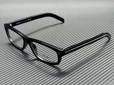 Óculos masculino PRADA PR B02V 16K1O1 preto 57 mm - Imagem 1 de 4