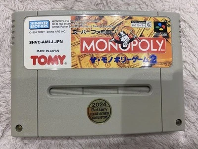 Monopoly 2 Board Game SFC Nintendo Super Famicom SNES Japan Authentic - Image 1 of 4