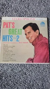 PAT BOONE "PAT'S GREAT HITS VOLUME 2" LP VINYL "1960" STEREOPHONIC DLP 25261 - Picture 1 of 5