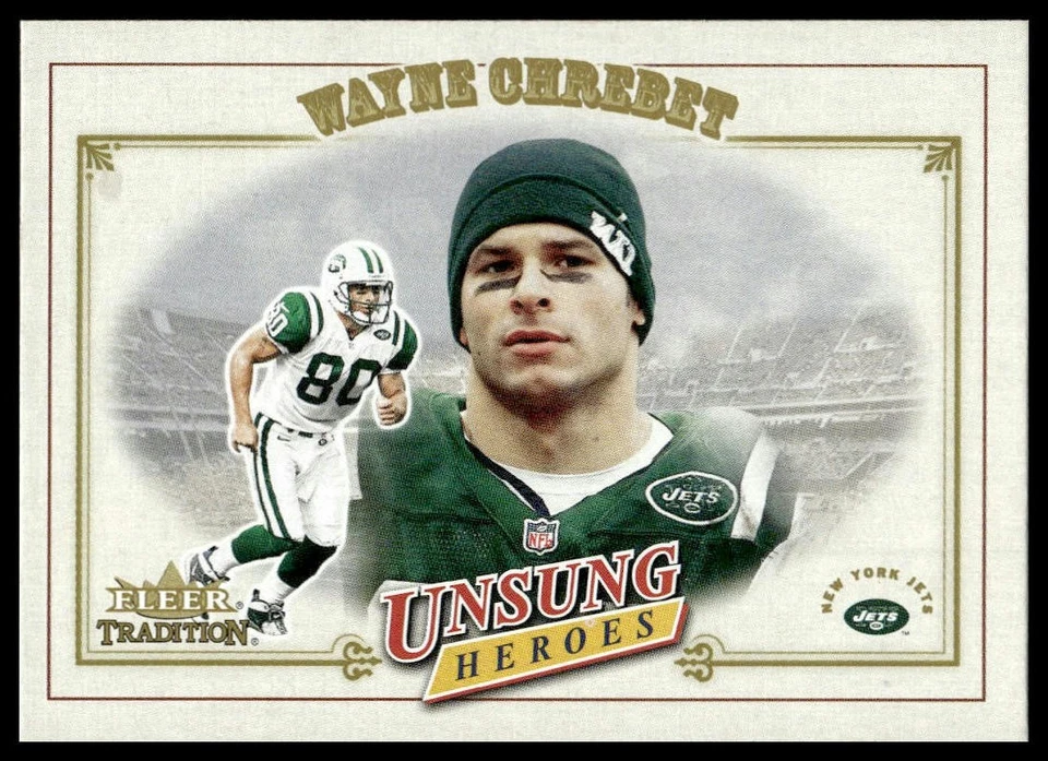 2001 Fleer Tradition #316 Wayne Chrebet New York Jets NM+ - Image 1 of 2