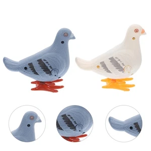 5Pcs Pigeon Clockwork Toys Kid Early Pigeon Clockwork Toys Decorative Ornaments - Picture 1 of 12