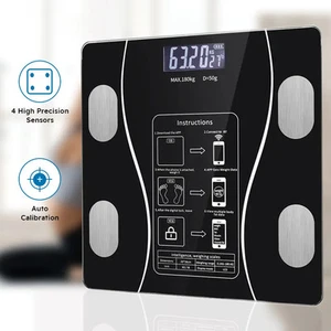 Smart Body Fat Scale Wireless LED Digital Weight Scale Body Composition Analyzer - Picture 1 of 10