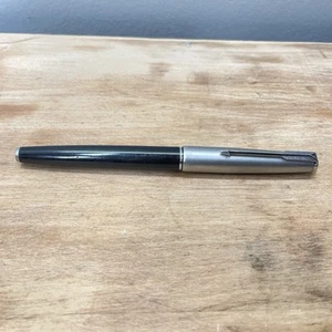 Parker 61 Chromkappe & grauer Schaft 14k Gold feine Feder Füllfederhalter Made in USA - Bild 1 von 21