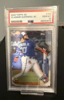 2020 Topps On Demand 3D #182 Vladimir Guerrero Jr PSA 10 Blue Jays Nice ! - Image 1 of 3