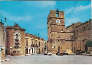 CASTELVETRANO - TRAPANI - PIAZZA UMBERTO I - CAMPANILE DEL DUOMO -9298- - Foto 1 di 1