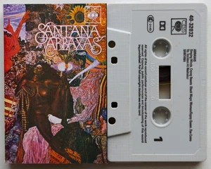 SANTANA - ABRAXIS (CBS 4032032) 1980s UK CASSETTE TAPE REISSUE JAZZ BLUES ROCK - Picture 1 of 3