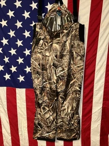 Columbia OMNITech Delta Hunt DH Marsh Camouflage Insulated Bib Overalls Size 2X  - Picture 1 of 12