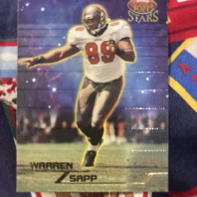 1998 Topps Stars Warren Sapp #37 Gold Serial /1999 - Image 1 of 2