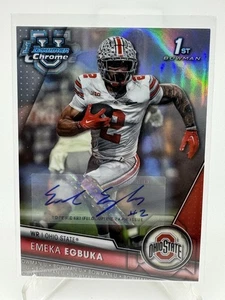 Emeka Egbuka Bowman 2023 refractor cromado automático/499 #115 (RC) - Tampa Bay Bucs - Imagen 1 de 2