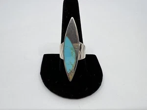350217 Jay King Turquoise Inlay Sterling Silver Ring Size 11 NWT - Picture 1 of 12