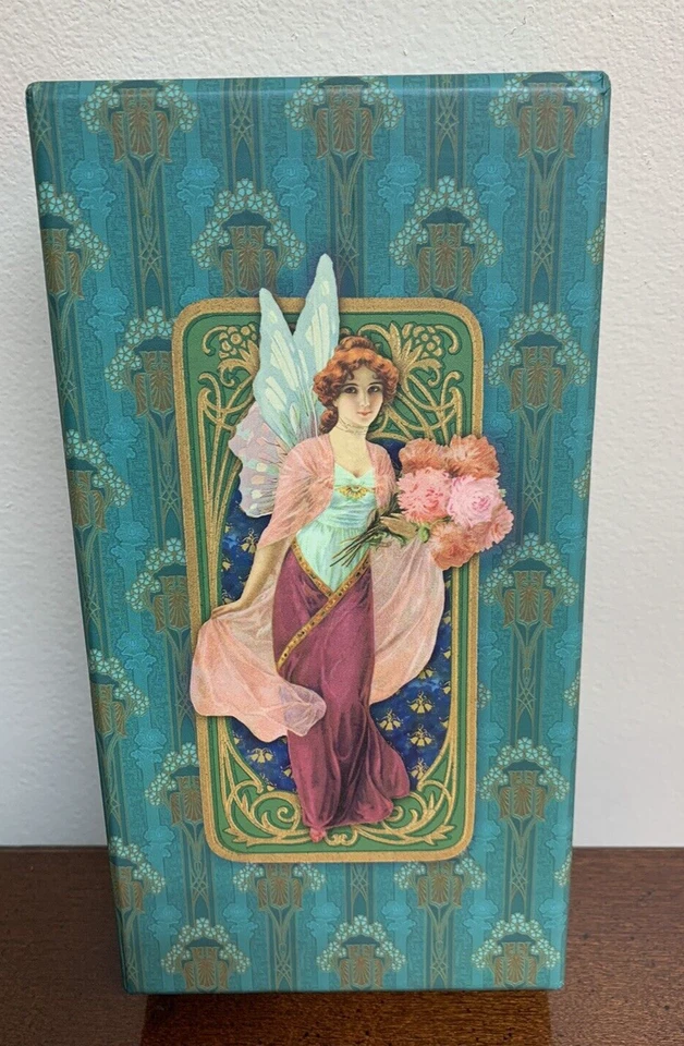 Nouveau Faerie Fairy Fairies Flowers Blank Note Cards By Punch Studio Set of 10 - Image 1 of 4