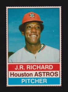 Hostess #110 J. R. Richard Houston Astros 1976 (líneas completas) casi nuevo A - Imagen 1 de 2