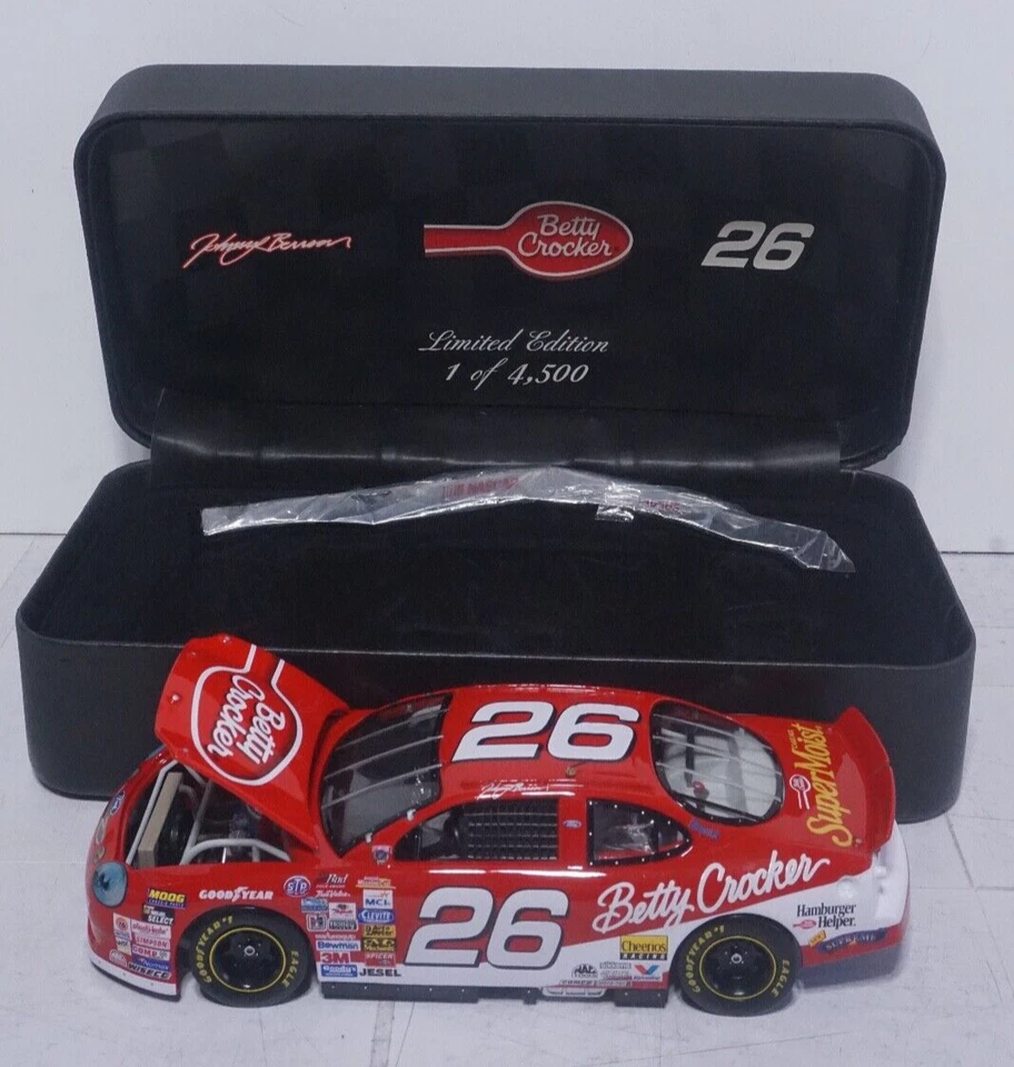 Racing Champions Authentics Johnny Benson 26, Betty Crocker 24/1 1998 1/4.500 Foto 1 de 4